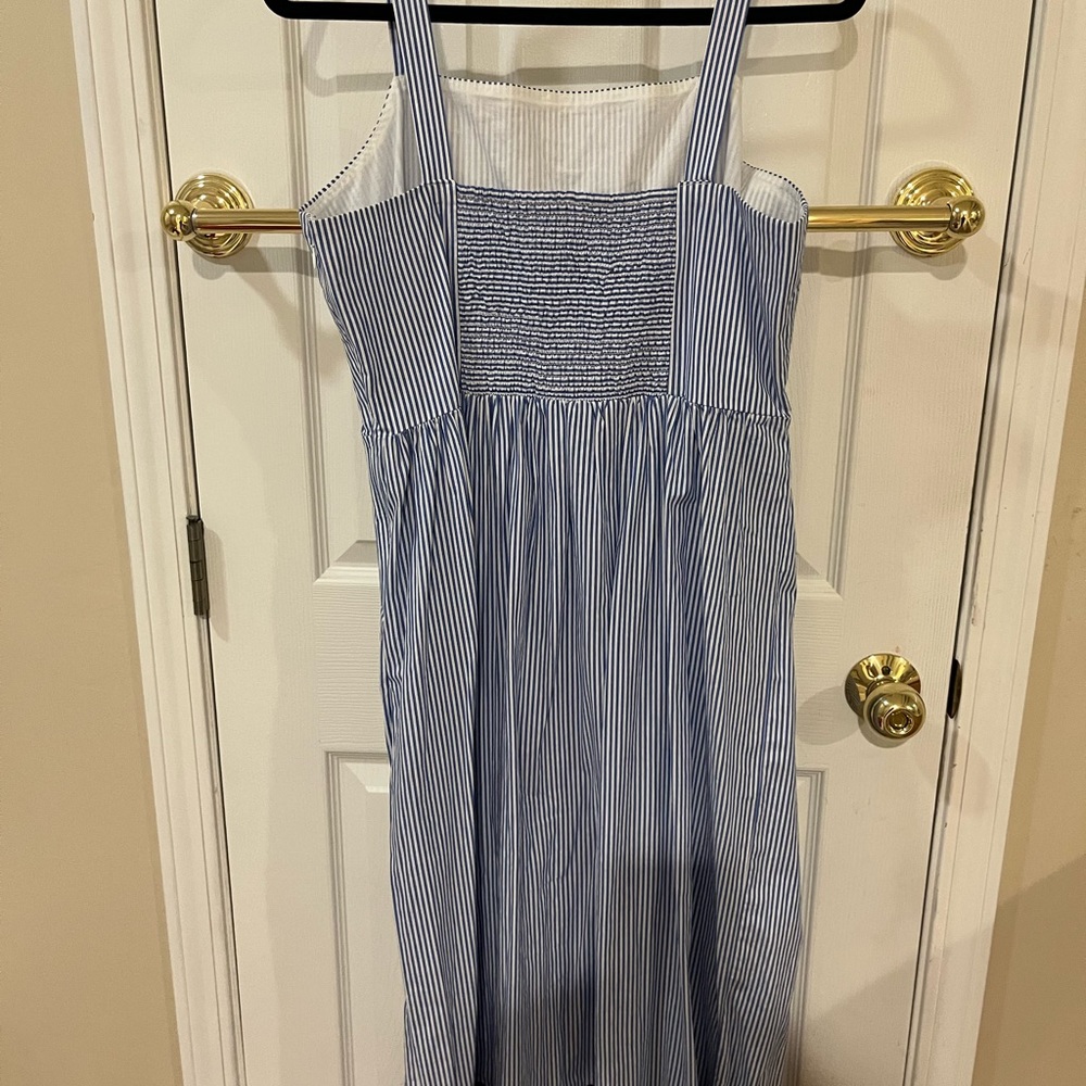 Blue and white dress in excellent condition used 1 time